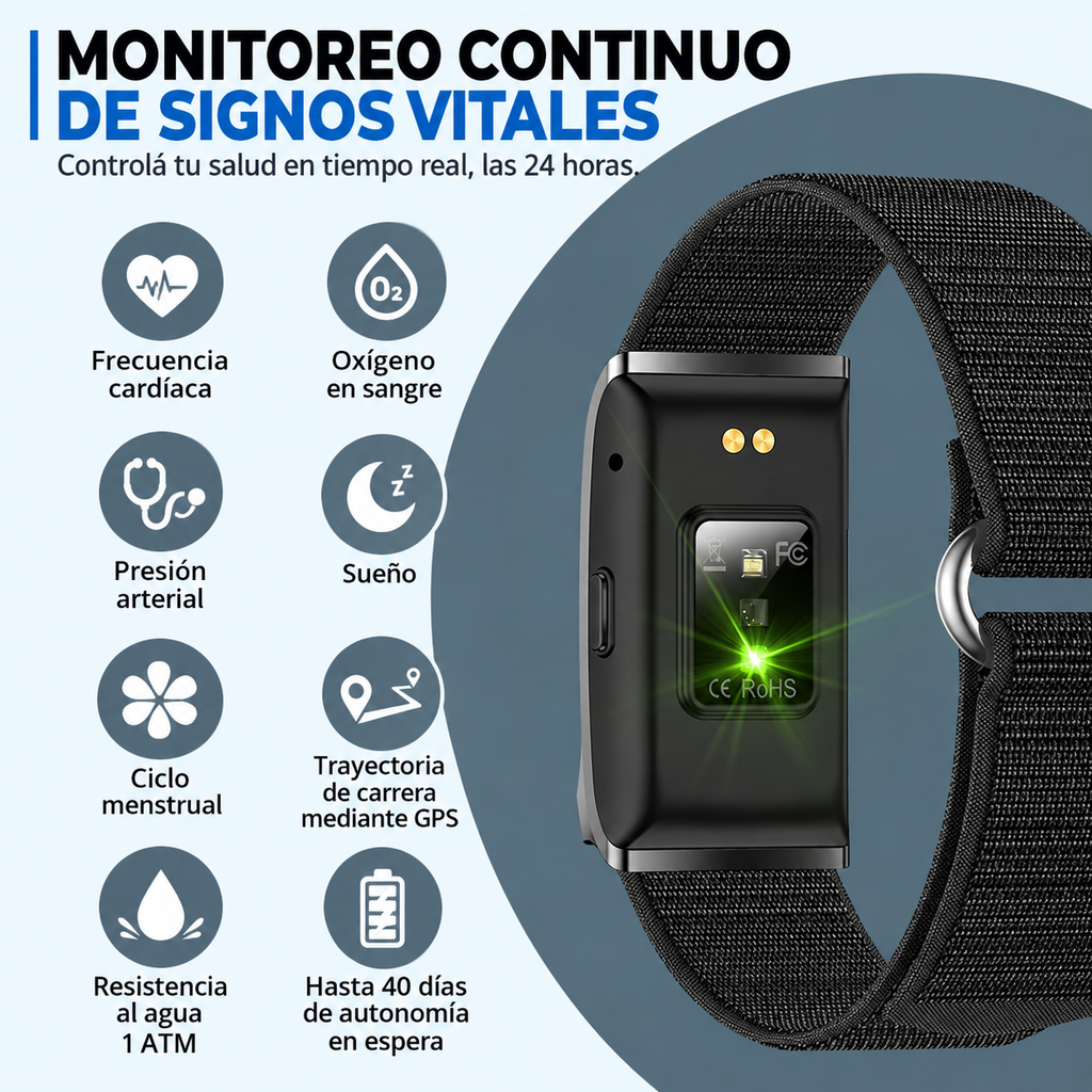 Pulsera inteligente Nexora